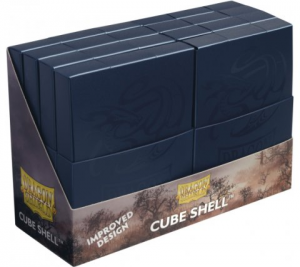 Dragon Shield Cube Shell Midnight blue (8) Box