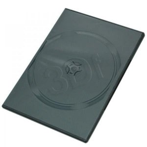 PUDEŁKO NA DVD BLACK 1 DISC 7mm SLIM