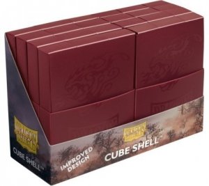Dragon Shield Cube Shell Blood red (8) Box