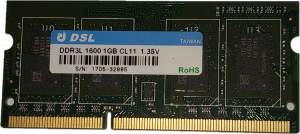 Używany RAM DDR3L SODIMM 1GB 1600MHz CL11