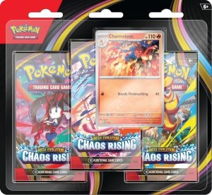 Pokemon TCG ME04 3-Pack Chaos Rising Blister Bundle