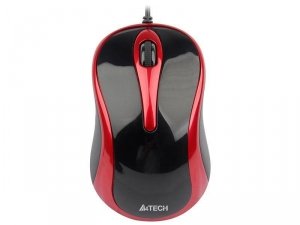 Mysz przewodowa A4 Tech V-Track N-350-2 Czarny/Czerwony USB