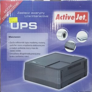 Zasilacz UPS Activejet AJE-100 PT (100W; 200VA)