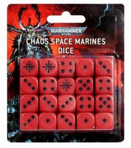 Chaos Space Marines Dice Set