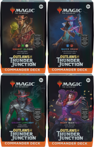 Magic the Gathering: Outlaws of Thunder Junction - Commander Deck Box (4)