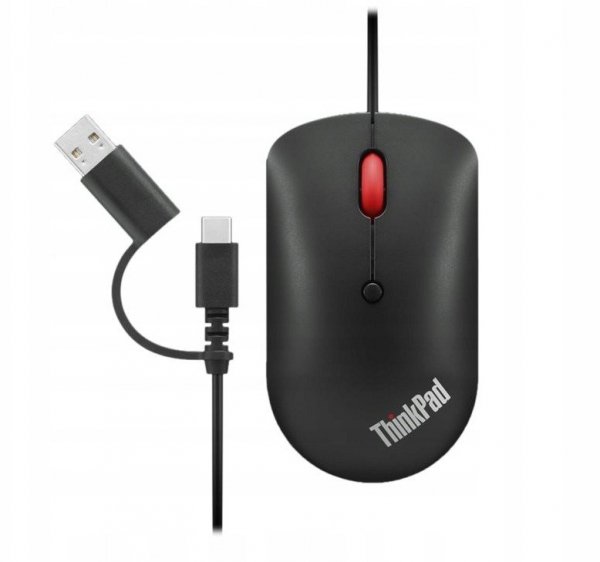 Mysz przewodowa LENOVO ThinkPad USB-C, USB