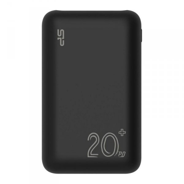 Powerbank Silicon Power QS58 20000mAh 1x USB-C, 2x USB-A, czarny