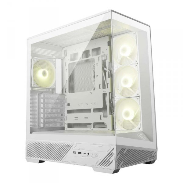 Obudowa MSI MAG PANO 130R PZ WHITE ATX Midi z oknem, bez zasilacza
