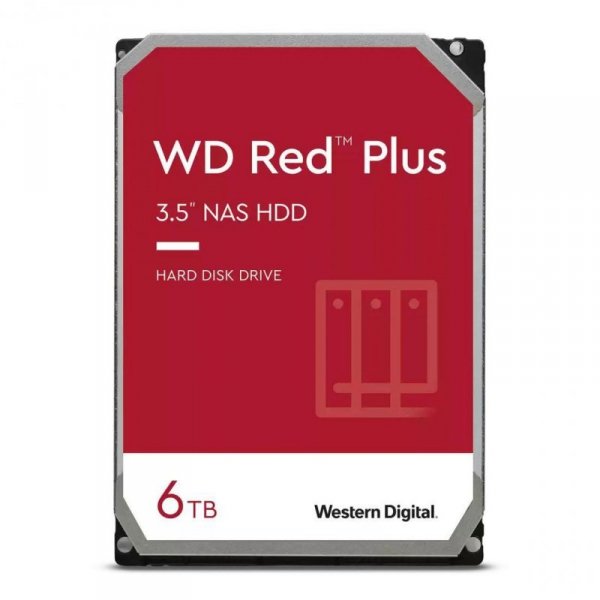 Dysk WD Red™ Plus WD60EFPX 6TB 3,5&quot; 256MB SATA III