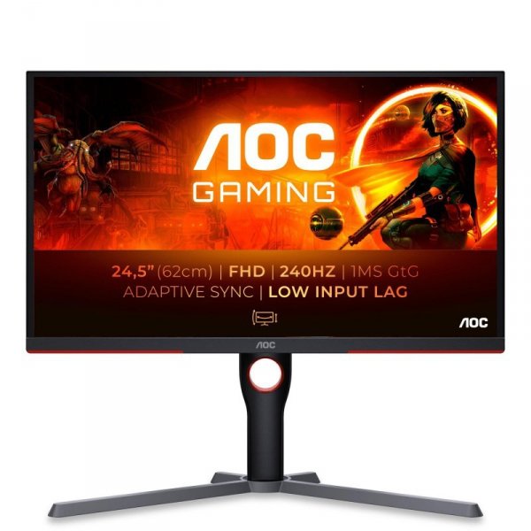 Monitor AOC 24,5" 25G3ZM/BK 2xHDMI DP  - USZ OPAK