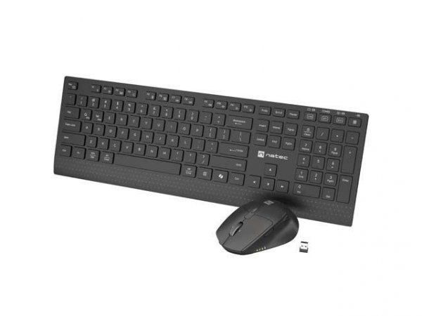 Zestaw bezprzewodowy 2w1 Natec Stingray 2 Klawiatura + mysz US Tilt Wheel