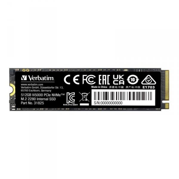 Dysk SSD 512GB M.2 (5000/2500 MB/s) Verbatim Vi5000 PCIe Gen4 NVME 2280