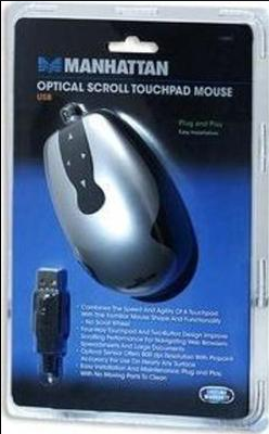 Mysz MANHATTAN Scroll TOUCHPAD USB 800dpi