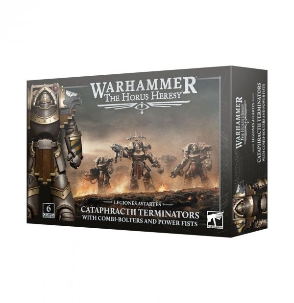 The Horus Heresy Cataphractii Terminators with Combi-bolters and Power Fists