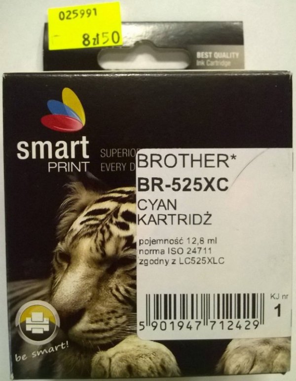 BROTHER LC525XL CYAN     smart PRINT
