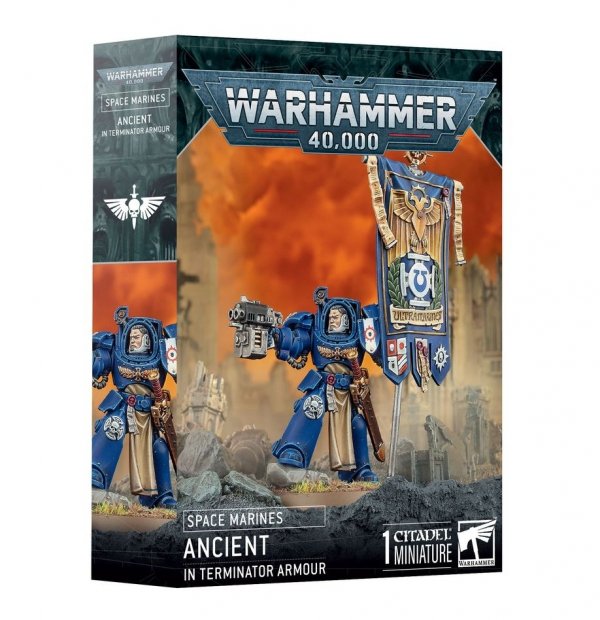 Space Marine Ancient in Terminator Armour