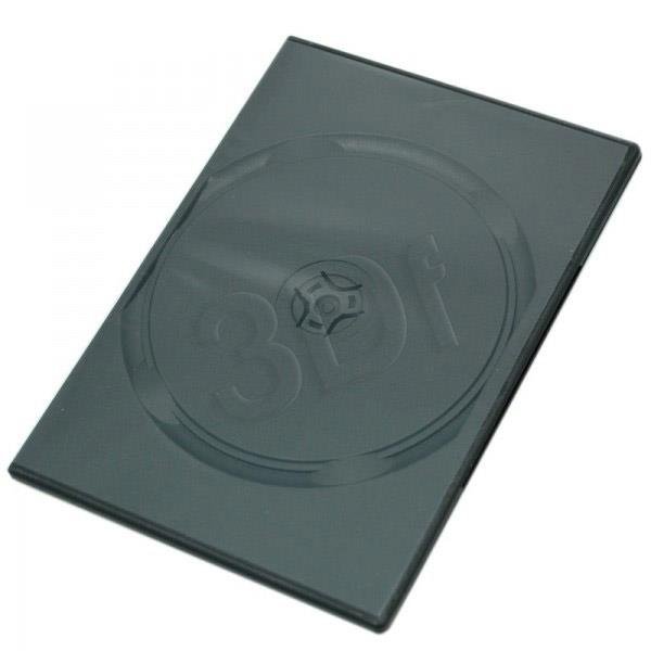 PUDEŁKO NA DVD BLACK 1 DISC 7mm SLIM