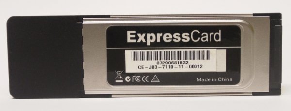 Kontroler eSATA II 300 na ExpressCard