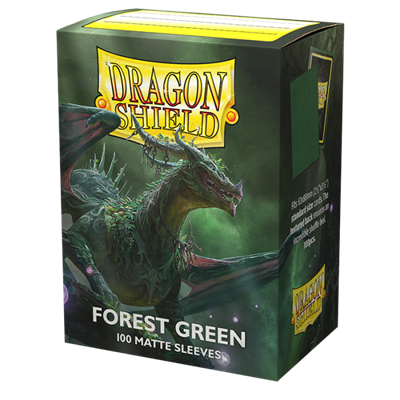 Koszulki Dragon Shield Standard Sleeves - Matte Forest Green (100 Sleeves)