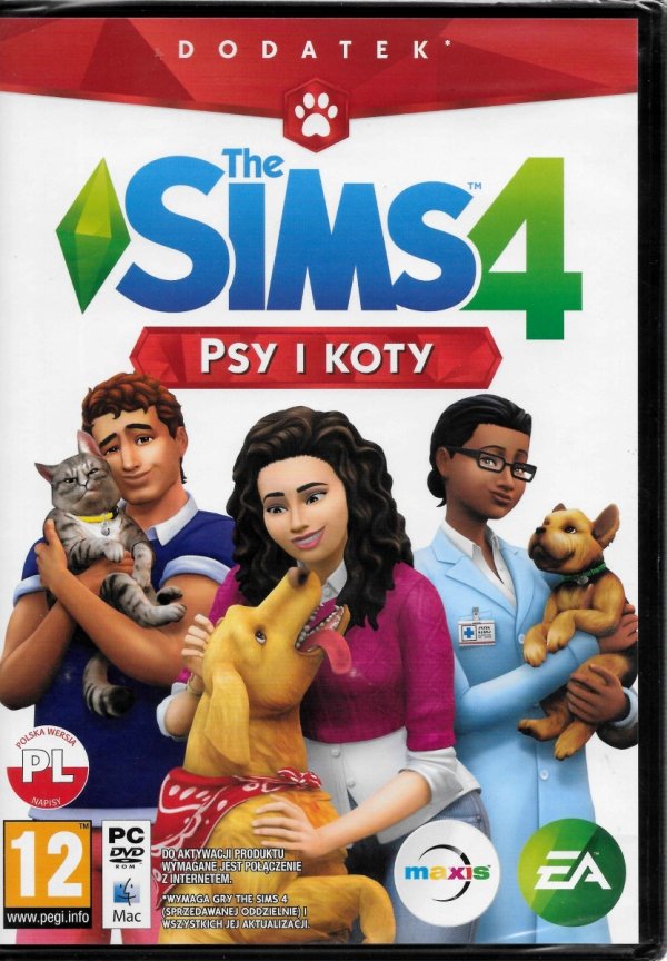 The Sims 4 Psy i koty PL PC