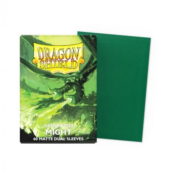 Dragon Shield Japanese size Matte Dual Sleeves - Might (60 Sleeves)
