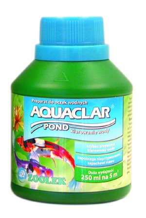 Zoolek Aquaclar Pond Plus Oczko Wodne 250Ml Na Mętną Wodę Klaruje
