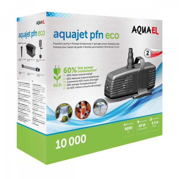 Aquael Pompa Pfn 10000 Eco 69W Oczko NOWOŚĆ