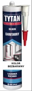 TYTAN Silikon Sanitarny BEZBARWNY 280 ml