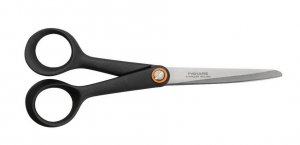 FISKARS nożyczki do papieru, 17 cm, czarne (1020415)