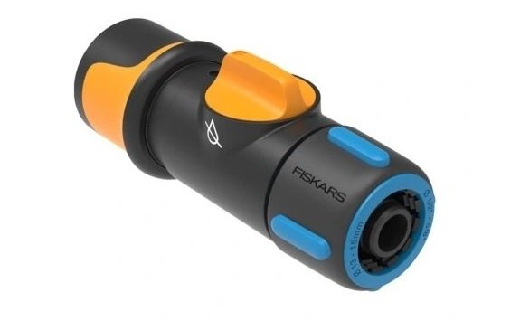 FISKARS szybkozłącze z zaworem regulacyjnym, on/off 13-15 mm (1/2-5/8&quot;)