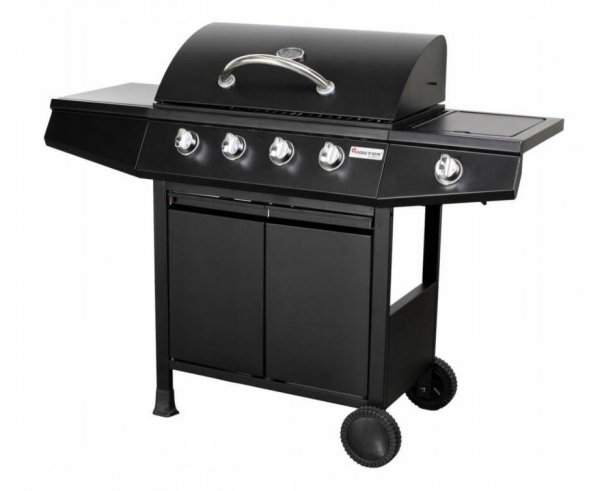 FLORALAND grill gazowy 4 palnikowy, z bocznym palnikiem MG661