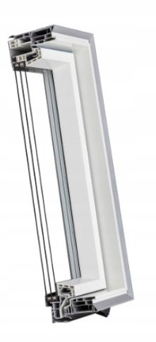 OKNO DACHOWE OPTILIGHT ŁAZIENKOWE PVC 78x140 TLP U4 3 SZYBOWE + KOŁNIERZ