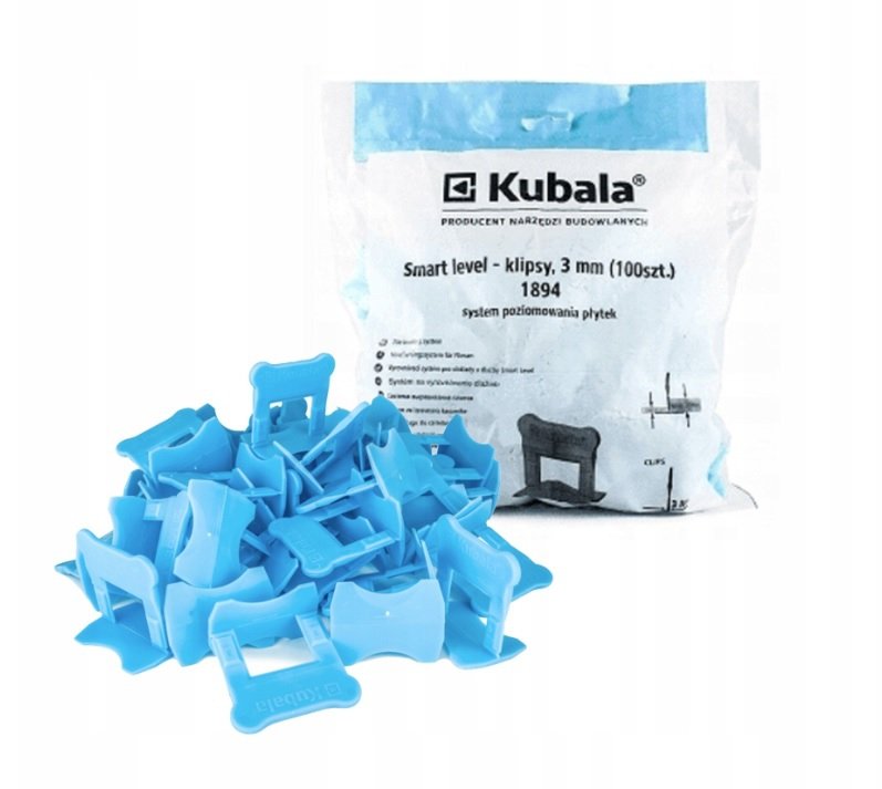 KUBALA smart level - klipsy 3mm
