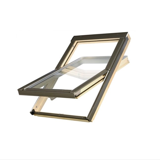 OKNO DACHOWE KRONMAT OPTILIGHT 78x98 B Z KOŁNIERZEM DO POKRYĆ FALISTYCH