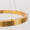 ZUMALINE PL200910-400-GD CARLO LAMPA WISZĄCA ZŁOTA KOŁO RING OBRĘCZ 40CM