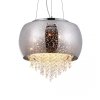 MILAGRO ML241 STARLIGHT LAMPA WISZĄCA KRYSZTAŁOWA Z KRYSZTAŁKAMI SZKLANA GLAMOUR 