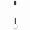 LAMPA WISZĄCA CZARNA KULA BIAŁA 10CM NAD STÓŁ BAR WYSPĘ DO KUCHNI JADALNI MILAGRO PLAY BLACK MLP0970