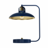 MILAGRO Lampka biurkowa FELIX NAVY BLUE/GOLD 1xE27