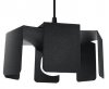 Lampa wisząca TULIP czarny stalowy nowoczesny design zwis na lince sufitowy E27 LED SOLLUX LIGHTING