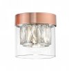 ZUMA LINE C0389-01A-L7AC GEM LAMPA SUFITOWA MIEDZIANA SZKLANA Z KRYSZTAŁKAMI