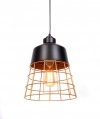 LUMINA DECO LAMPA WISZĄCA INDUSTRIALNA LOFT CZARNA BAGSY