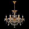 MAYTONI LAMPA wisząca żyrandol świecznikowy złoty kryształowy glamour Sevilla DIA004-06-G