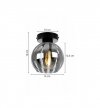 Reflektor sufitowy  - ELIZA 1987/KB/C LIGHT HOME