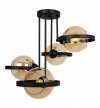 Lampa sufitowa ze szklanymi kloszami - RING HAGA 2345/4/M LIGHT HOME