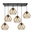 Lampa wisząca nowoczesna - TIMBER 2360/6 LIGHT HOME