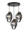 Lampa sufitowa ze szklanymi kloszami - RING HAGA 2346/3/OW/G LIGHT HOME