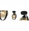 Reflektor sufitowy  - RING HAGA 2346/KB/M LIGHT HOME