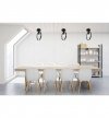 Reflektor sufitowy  - RING HAGA 2346/KB/B LIGHT HOME