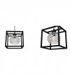 Lampa wisząca nowoczesna - CRYSTAL CAGE 2370/1/C LIGHT HOME