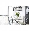 Lampa wisząca ze szklanymi kloszami - HAGA CAGE 2370/2/B LIGHT HOME